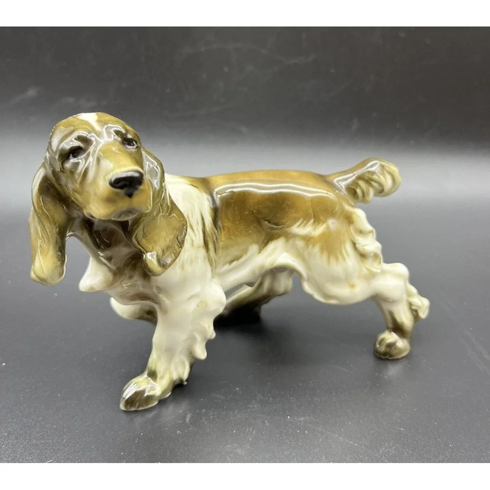 Vintage Hutschenreuther Springer Spaniel Dog Figurine 4